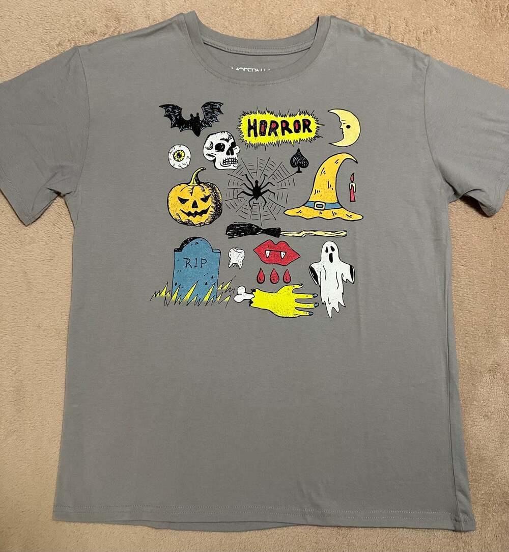 Modernlux Horror Halloween Graphic T-Shirt Size XL